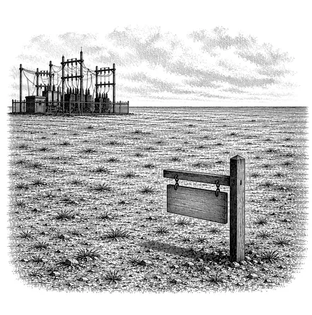 An empty field.